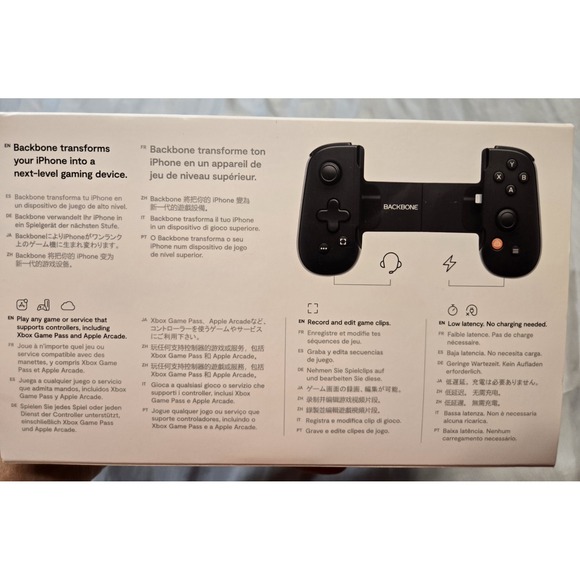 Backbone One Mobile Gaming Controller for iPhone‎ Lightning NEW SEALED Game Pass - Picture 4 of 7